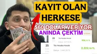 KAYIT OL $60 DOLAR KAZANDIM - İnternetten Para Kazanma 2025 (ÖDEME KANITLI)