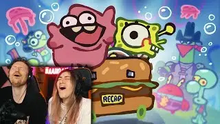 НАСТОЯЩАЯ ВЕРСИЯ СПАНЧ БОБ (The Ultimate “Spongebob Squarepants Movie” Recap Cartoon) | РЕАКЦИЯ