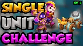 Single Unit Challenge! - Catapult, Clown, and Crystalmancer!