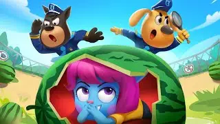 Police and Funny Watermelon Story | Educational Cartoons for Kids | Sheriff Labrador