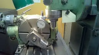 Нестандартное фрезерование скругления радиальным фрезерованием на поворотном столе