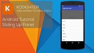 Android Studio Tutorial - Sliding Up Panel