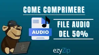 Comprimi file audio del 50% online (guida facile)