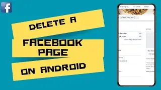 How to Delete a Facebook Page on Android?