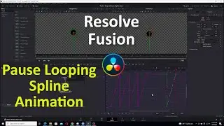 Resolve Fusion | Pause Looping Spline Animation