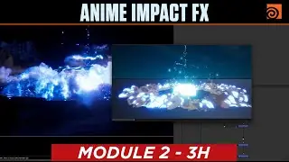 Anime Impact FX - 3H - Blue Shockwave I | Houdini CG Workshop |