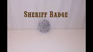 Learn how to make a wearable balloon animal Sheriff Badge using balloon twisting