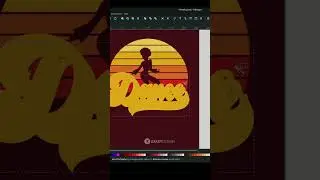 Retro Vintage Poster Design in Inkscape
