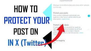 How to  protect your Post On X - Full Guide