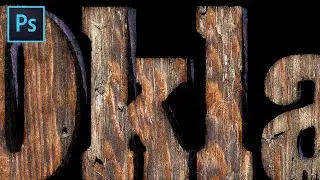 3D Wood Text Effect | Photoshop Tutorial with Free Textures