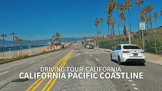 [4K] California Pacific Coastline - Driving El Porto, Playa del Rey & Venice Beach, Los Angeles, USA