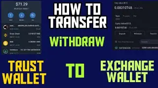 How to withdraw tokens trust wallet to exchange How to sell tokens