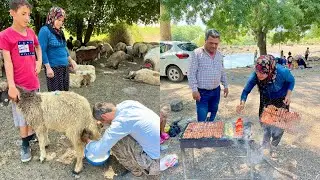 KOYUN SÜTÜ İLE YAPILAN İNANILMAZ KÖY LEZZETİ | ÇOBAN HAYATI ÖĞLEN YEMEĞİ VİLLAGE LİFE