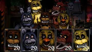 Ultimate Custom Night -Nightmare Classic Animatronics(Mod)