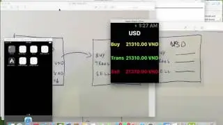 Learning WatchKit x37 Intro about VCB Exchange and drawout the app