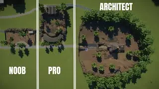 NOOB vs PRO vs ARCHITECT Red River Hog | Planet Zoo |