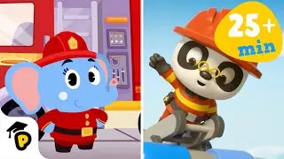 Save the day with Olette and Dr. Panda | Be a Firefighter | Kids Cartoon | Dr. Panda TotoTime