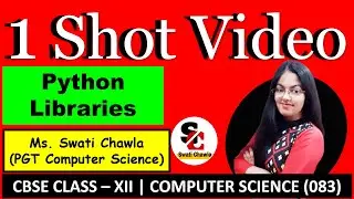 Using Python Libraries Class 12 | 1 Shot Video | Class 12 Computer Science