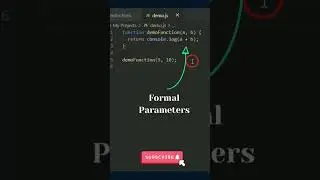 Difference Between Actual Parameters and Formal Parameters | Actual vs Formal Parameters