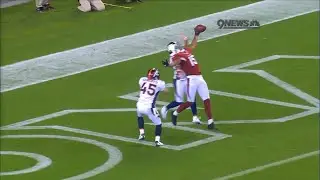 Rookie Michael Floyd One-Handed Circus Catch || 2012 Preseason week 4