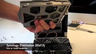 Synology DiskStation DS413j - How to: Install harddrives