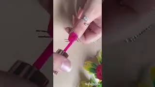 💅💛Easy stripping tape nail art design #nailart2023 #youtubeshorts #shorts