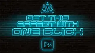 Neon Text Effect Photoshop Tutorial