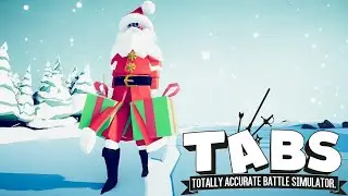 🔥 TABS | BAD SANTA vs UNITS  Unit from Midnight Cow (Totally Accurate Battle Simulator MOD) 🔥