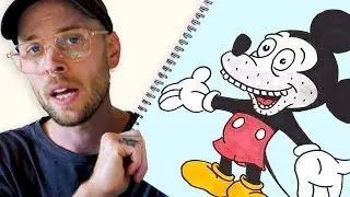 how not to draw mickey mouse