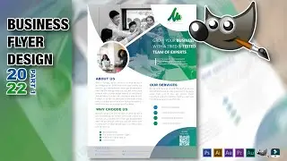 How to create a professional business flyer in Gimp (part 1)