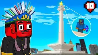 Gw Membuat Monas di Minecraft Hardcore