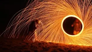 How to Create the Ring Of Fire: A Steel Wool Pyrotechnic Display