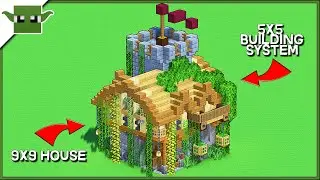 Minecraft | How to Build a 9x9 Fortified House [EASY 5x5 System]