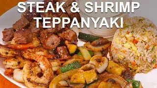 Steak & Shrimp Complete Teppanyaki Meal | Pour Choices Kitchen