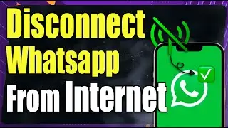 How to Disconnect Whatsapp from Internet