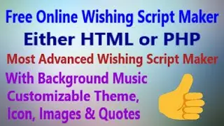 How to make Free Festival Wishing Scripts online for blogger. Festival wishing script on HKTechnical