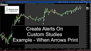 Create Alerts on Custom Studies - Example When An Arrows Print ThinkorSwim