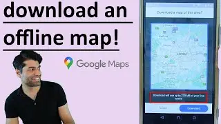 How to download offline maps Google Maps