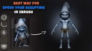 best way for speed your sculpting in zbrush /zbrush speed sculpt