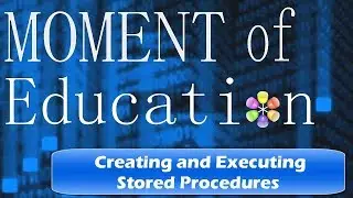 Stored Procedures:  Create and Execute a Stored Procedure