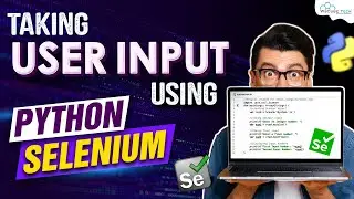 Taking input from User Using Python Selenium - Complete Tutorial [English]