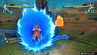 Super Saiyan Blue Goku versus Golden Frieza (Super Difficulty)