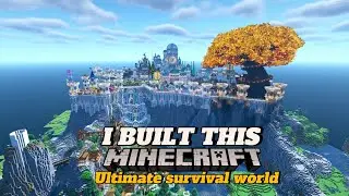 I Spent 100 Days BUILDING In Minecraft Survival