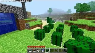 Minecraft How to make a cactus trap