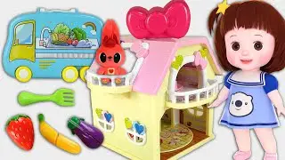 Baby Doli and slide house kitchen car