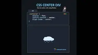 how to center a div in css using flexbox 🚀