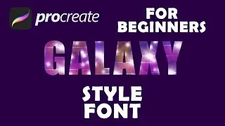 #shorts | How To Create Galaxy Style Theme In PROCREATE #youtubeshorts  #learnprocreate