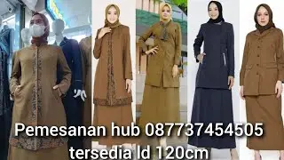 Model Gamis Terbaru Setelan Seragam Kerja ASN PNS Guru dll