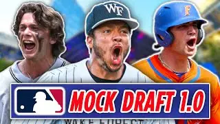 2024 MLB Mock Draft 1.0