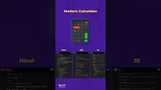 Modern Calculator #codingtutorials #shorts #coding